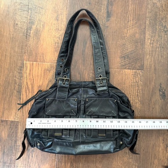 FRANCESCO BIASIA black leather motorcycle 🏍 bag - Picture 11 of 11